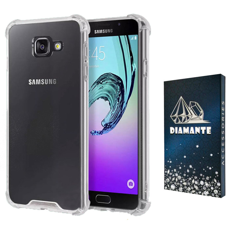 کاور دیامانته مدل shiny navy مناسب برای گوشی موبایل سامسونگ Galaxy A520 / A5 2017