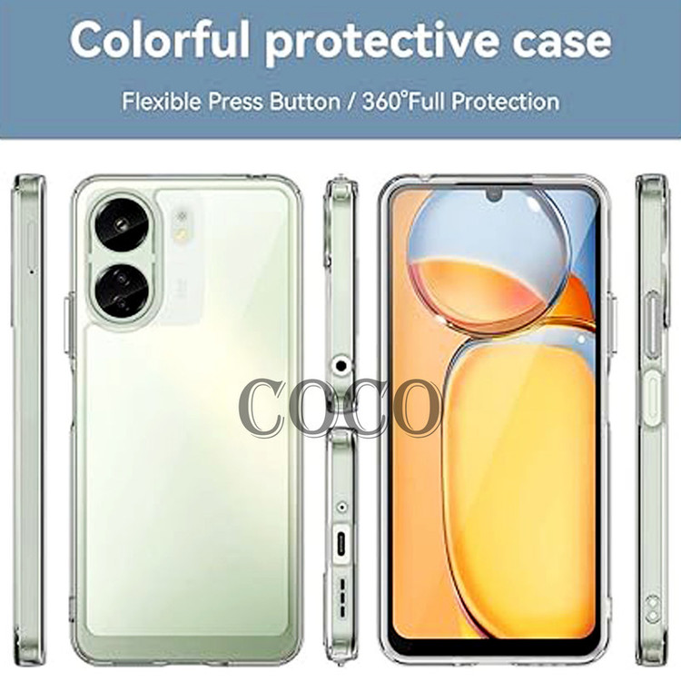 کاور اولد ولف مدل Clear-13C مناسب برای گوشی موبایل شیائومی Redmi 13C / Poco C65
