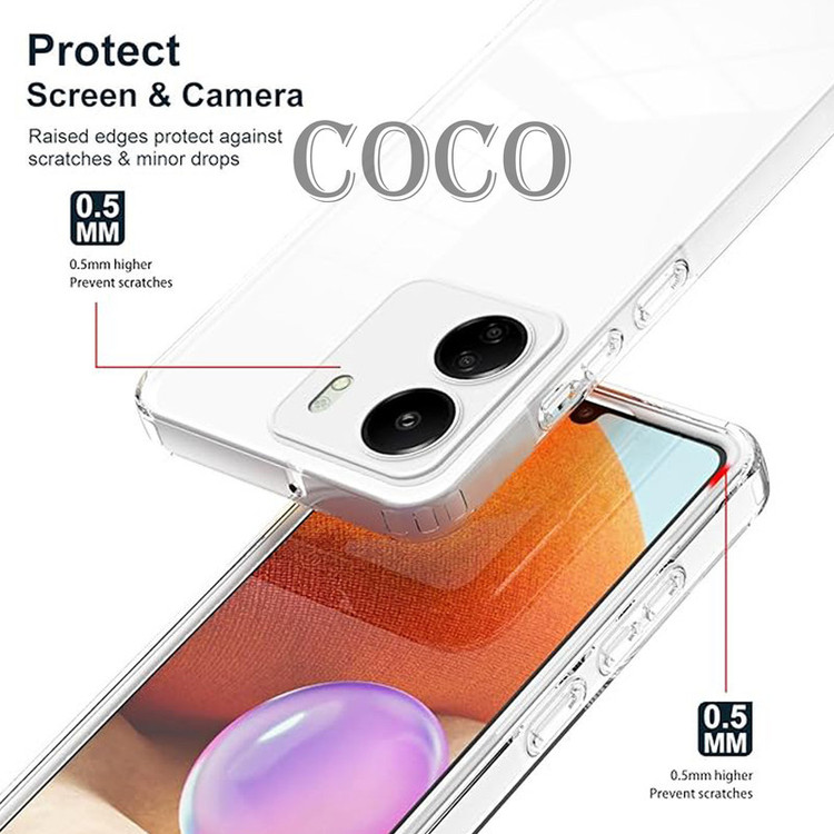 کاور اولد ولف مدل Clear-13C مناسب برای گوشی موبایل شیائومی Redmi 13C / Poco C65
