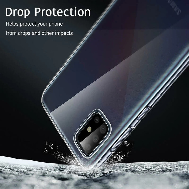 کاور مدل Clear TPU مناسب برای گوشی موبایل سامسونگ Galaxy A51