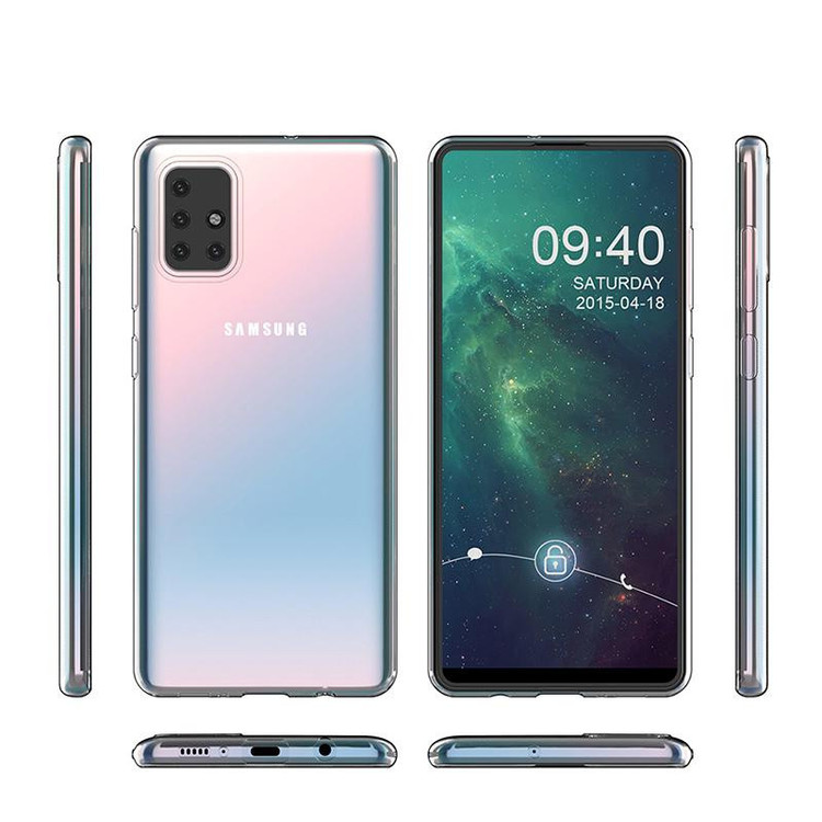 کاور مدل Clear TPU مناسب برای گوشی موبایل سامسونگ Galaxy A51