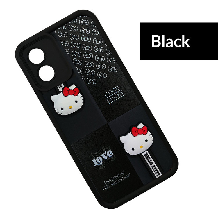 کاور موفی مدل Silicone Puffer Hello Kitty Strap مناسب برای گوشی موبایل آنر X7B به همراه بند