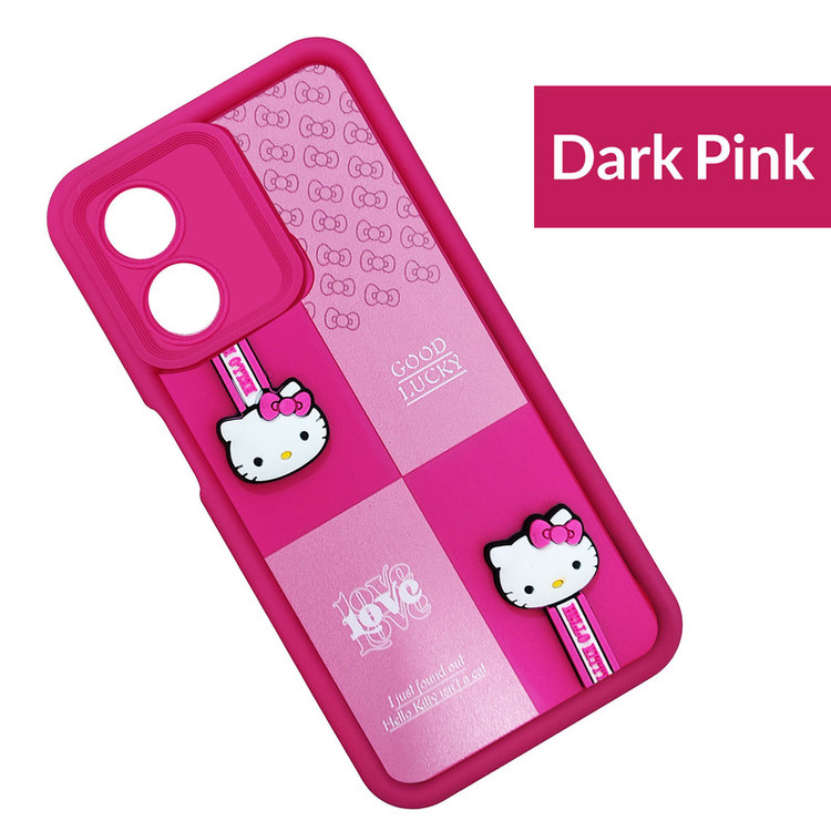 کاور موفی مدل Silicone Puffer Hello Kitty Strap مناسب برای گوشی موبایل آنر X7B به همراه بند