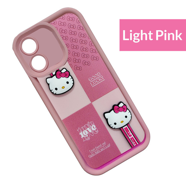 کاور موفی مدل Silicone Puffer Hello Kitty Strap مناسب برای گوشی موبایل آنر X7B به همراه بند