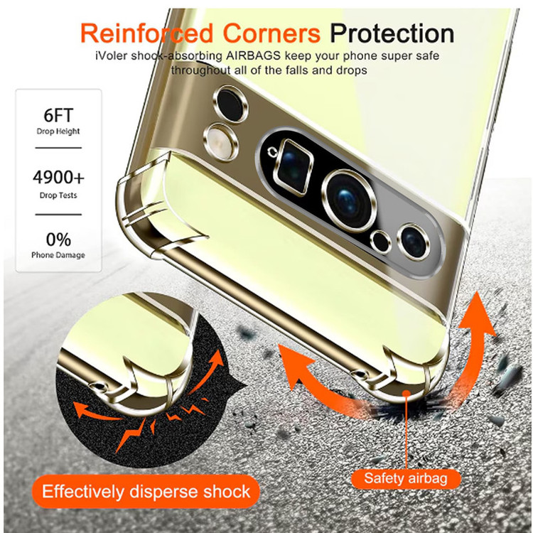 کاور اسپارتان مدل Airbag Strap مناسب برای گوشی موبایل گوگل Pixel 8 Pro به همراه بند آویز