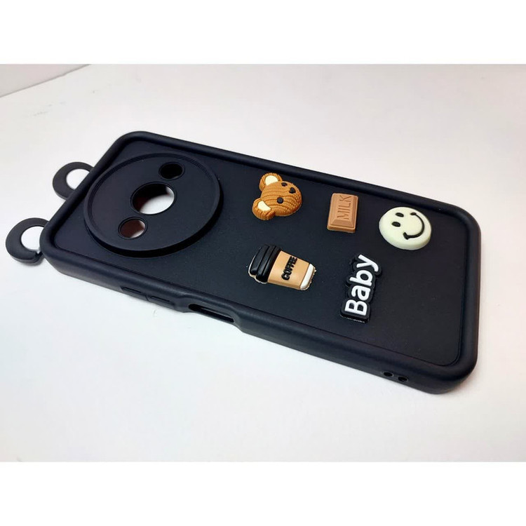 کاور قاب آوش طرح عروسکی مدل دخترانه 1 مناسب برای گوشی موبایل شیائومی REDMI A3/A3X