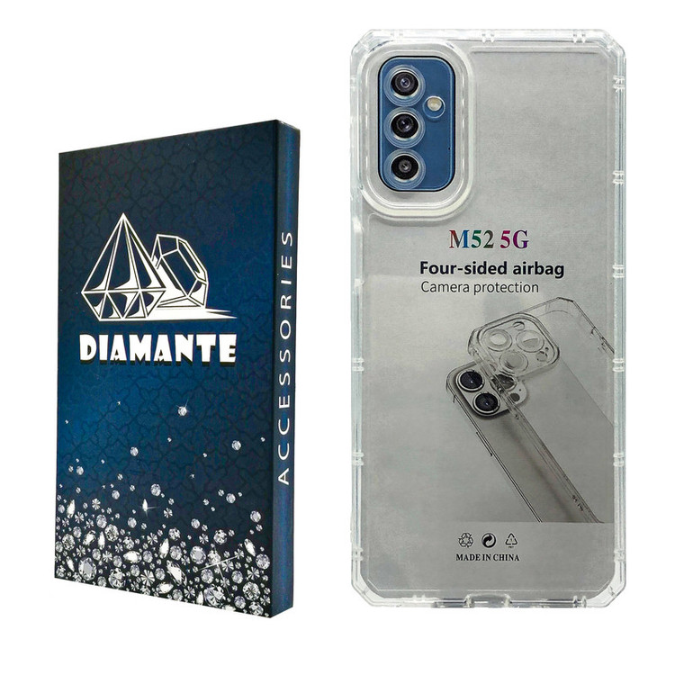 کاور دیامانته مدل Nahid Navy مناسب برای گوشی موبایل سامسونگ Galaxy M52 5G