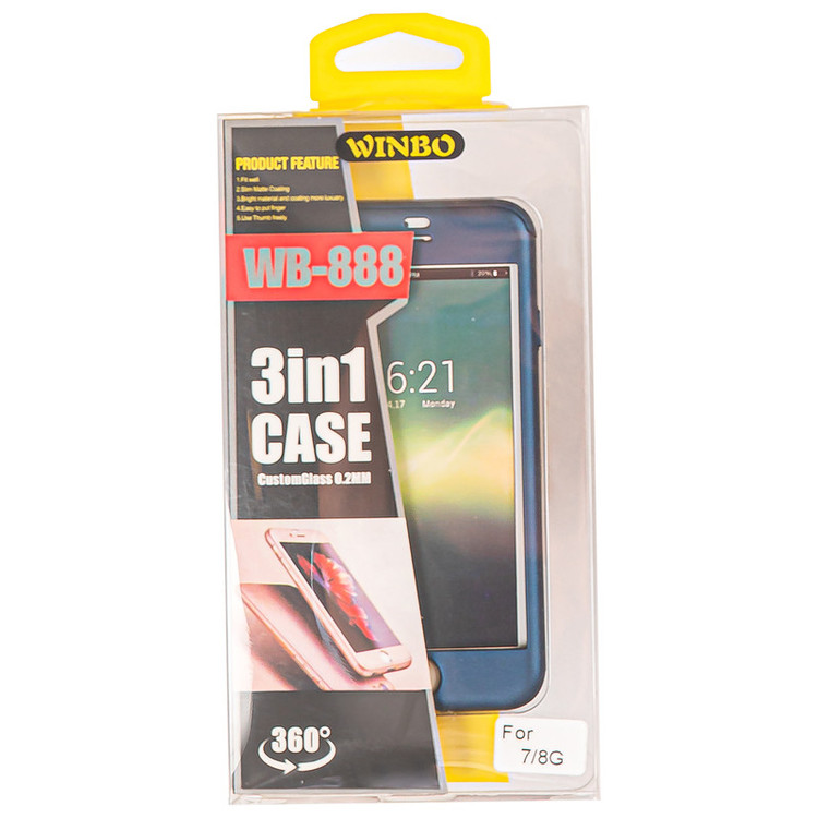 کاور 360 درجه وینبو مدل WB-888 مناسب برای گوشی موبایل اپل Iphone 7 / 8 به همراه محافظ صفحه نمایش