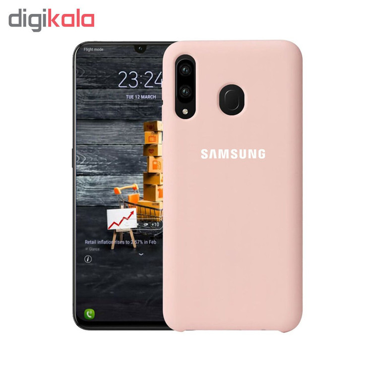 کاور سیلیکونی مدل Silky soft-touch مناسب برای گوشی موبایل سامسونگ Galaxy M30