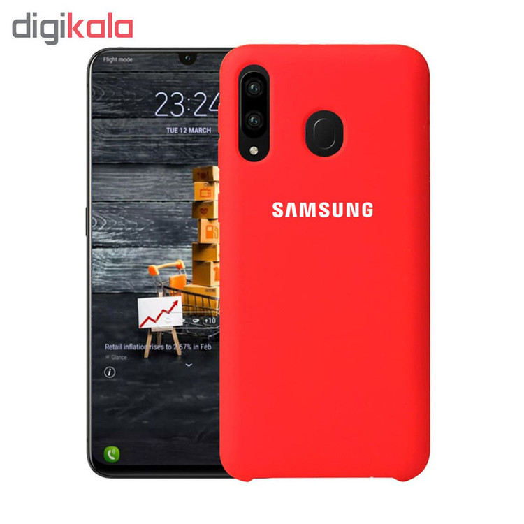 کاور سیلیکونی مدل Silky soft-touch مناسب برای گوشی موبایل سامسونگ Galaxy M30