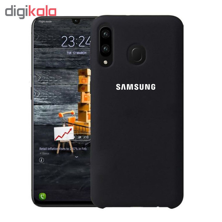 کاور سیلیکونی مدل Silky soft-touch مناسب برای گوشی موبایل سامسونگ Galaxy M30
