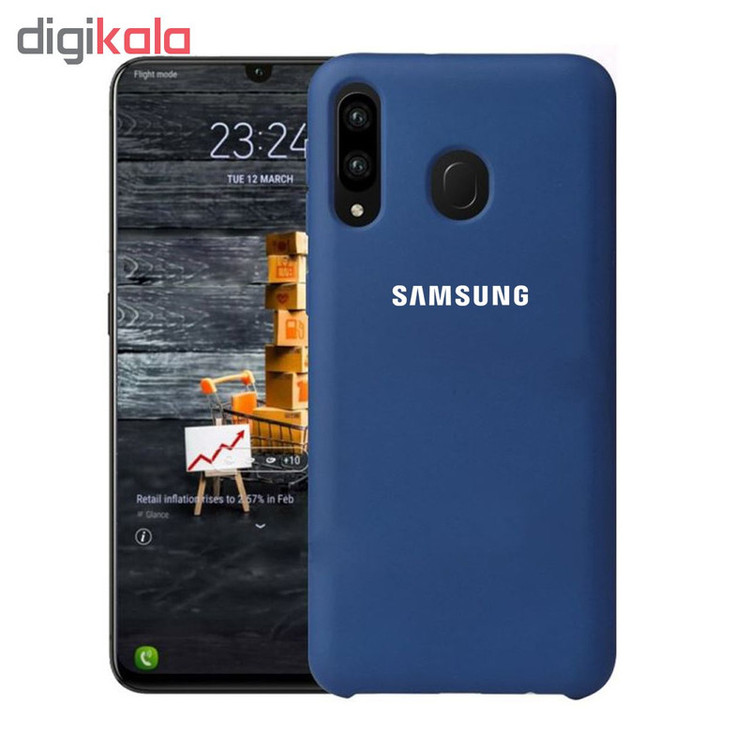 کاور سیلیکونی مدل Silky soft-touch مناسب برای گوشی موبایل سامسونگ Galaxy M30