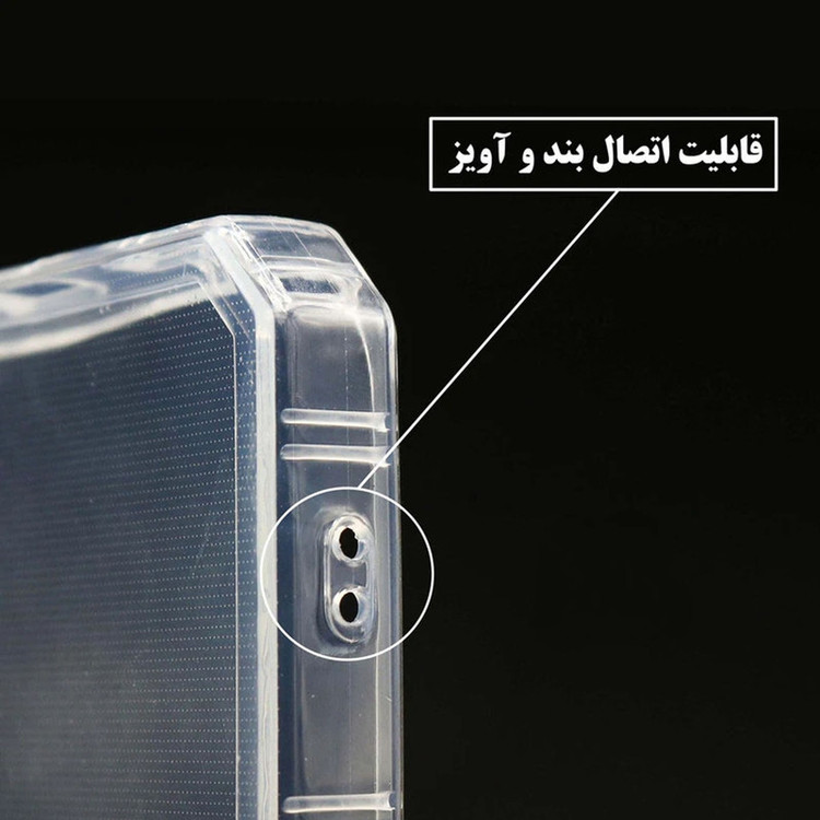 کاور اسپارتان مدل Airbag Four-Sided Apple Strap مناسب برای گوشی موبایل هوآوی Huawei Y9 2019 به همراه بندآویز
