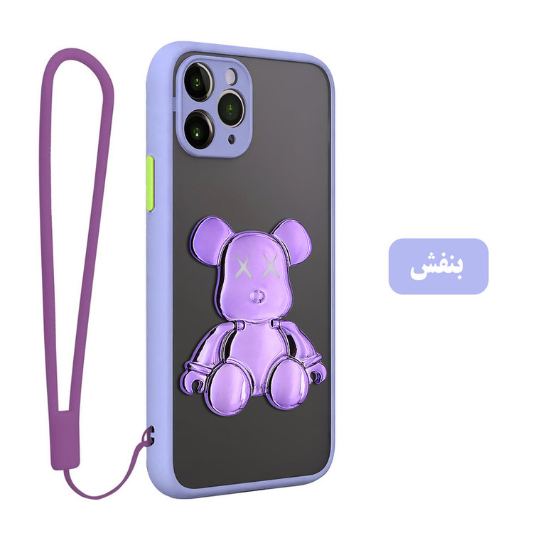 کاور اسپارتان مدل MBC Teddy مناسب برای گوشی موبایل سامسونگ Galaxy A13 4G به همراه بند نگهدارنده