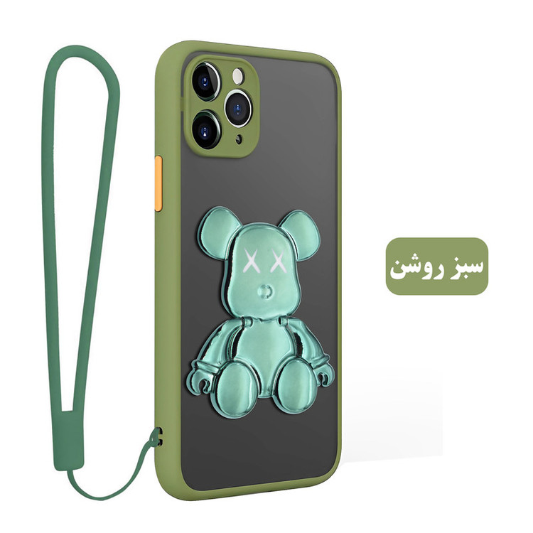 کاور اسپارتان مدل MBC Teddy مناسب برای گوشی موبایل سامسونگ Galaxy A13 4G به همراه بند نگهدارنده