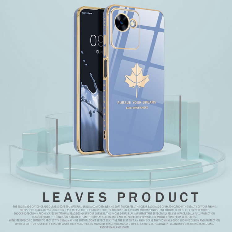 کاور جی کی کی مدل Leaves مناسب برای گوشی موبایل ریلمی Realme C30 / C30S