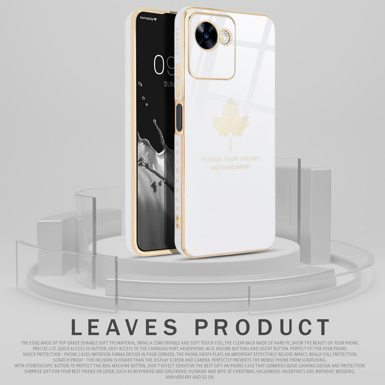 کاور جی کی کی مدل Leaves مناسب برای گوشی موبایل ریلمی Realme C30 / C30S