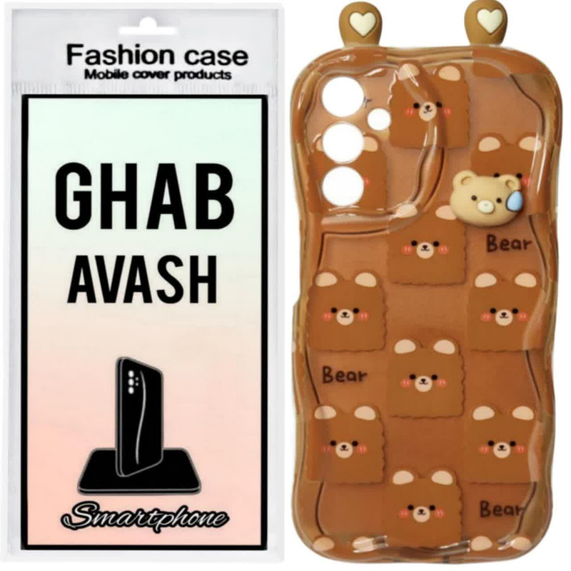 کاور قاب آوش طرح عروسکی گوشدار مدل 01A مناسب برای گوشی موبایل سامسونگ GALAXY A14