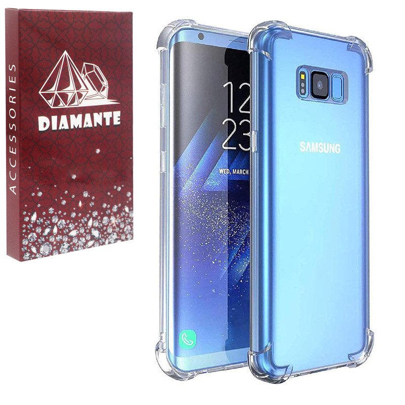 کاور دیامانته مدل بی رنگ مناسب برای گوشی موبایل سامسونگ Galaxy S8