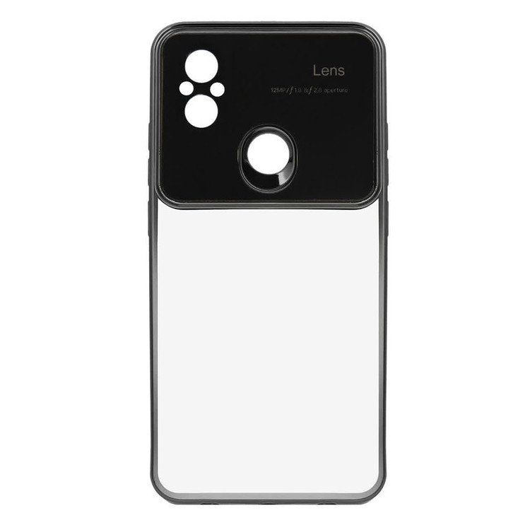 کاور قاب آوش طرح لنس مدل شفاف 02 مناسب برای گوشی موبایل شیائومی REDMI 12C