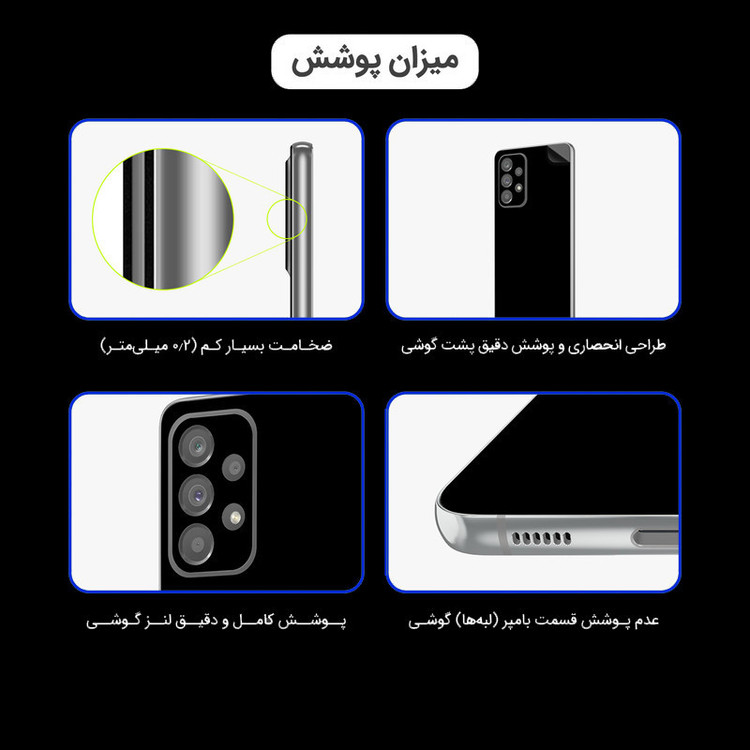 برچسب پوششی اینفینیتی مدل RG مناسب برای گوشی موبایل سامسونگ Galaxy S24 FE
