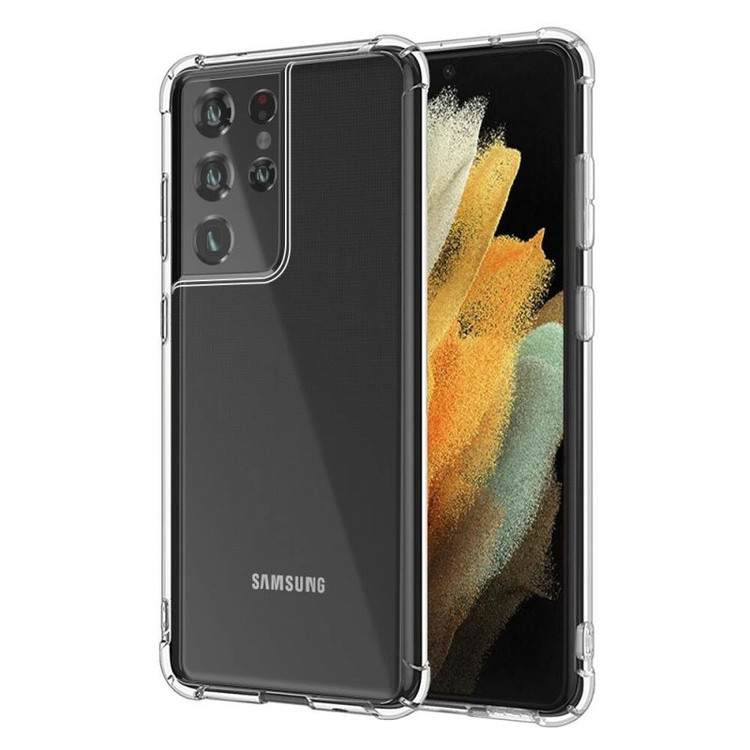 کاور مدل ژله ای کپسول دار مناسب برای گوشی موبایل سامسونگ Galaxy S21 Ultra