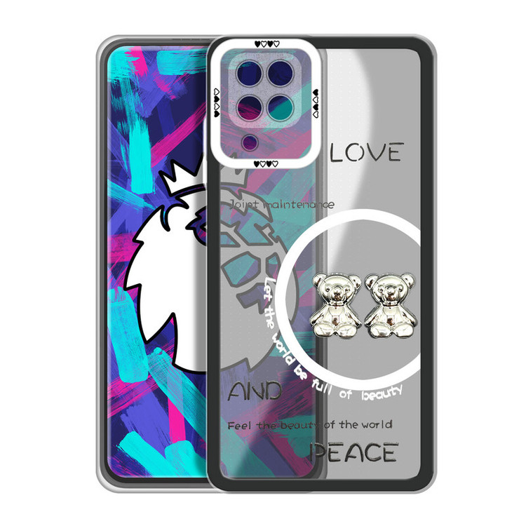 کاور لاین کینگ مدل دو خرسLOVE مناسب برای گوشی موبایل سامسونگ Galaxy A12