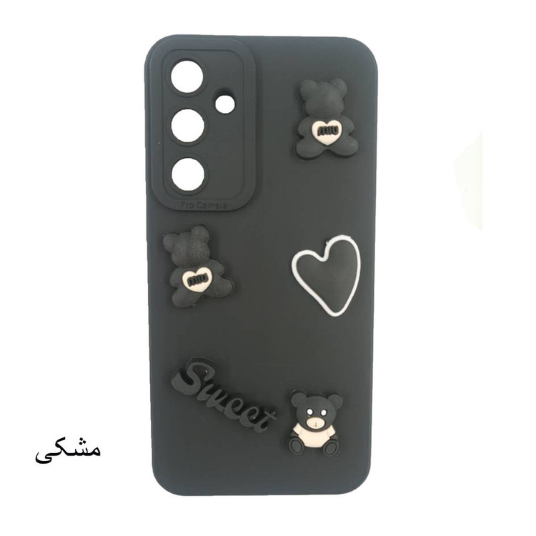 کاور لیمیا مدل عروسکی لنزدار ژله ای طرح Sweet مناسب برای گوشی موبایل سامسونگ Galaxy A15 به همراه بند آویز