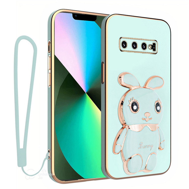 کاور اسپارتان مدل Bunny Strap مناسب برای گوشی موبایل سامسونگ Galaxy S10 به همراه بند