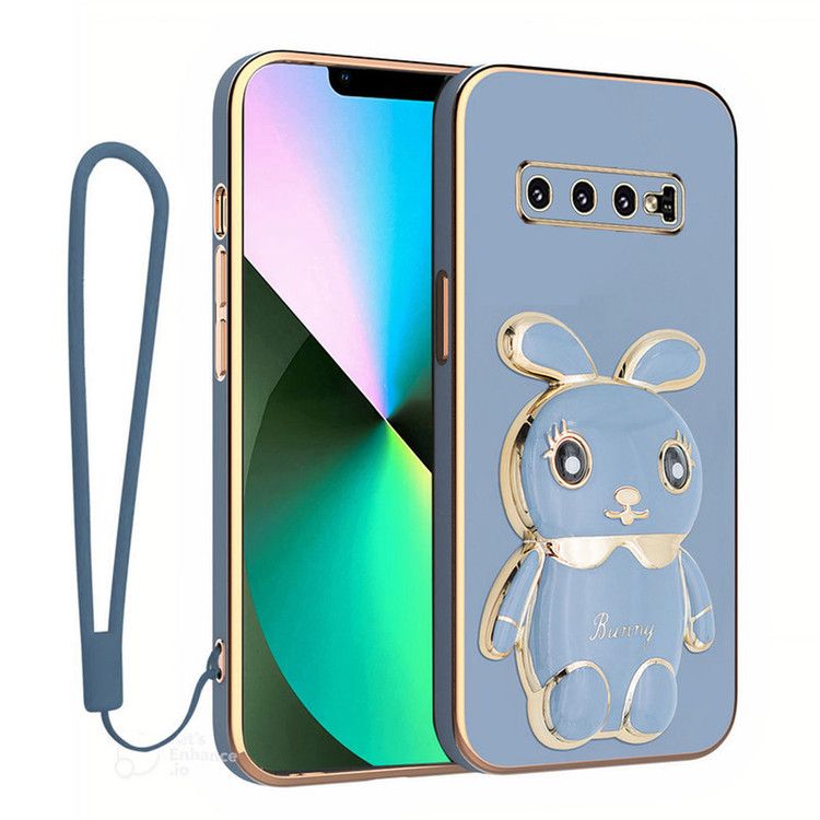 کاور اسپارتان مدل Bunny Strap مناسب برای گوشی موبایل سامسونگ Galaxy S10 به همراه بند