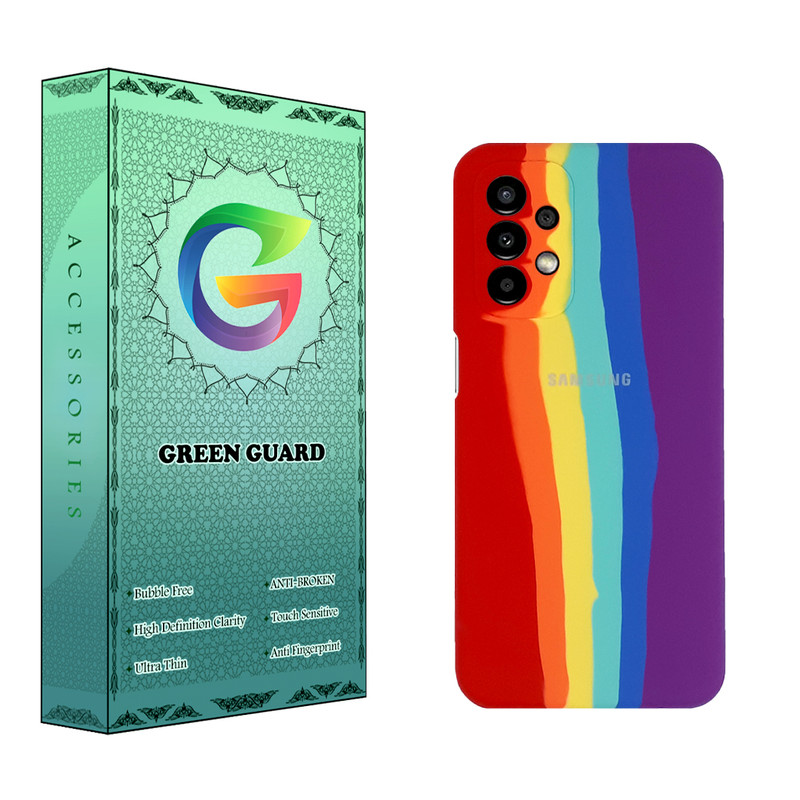 کاور گرین گارد مدل آبرنگی رنگین کمانی مناسب برای گوشی موبایل سامسونگ Galaxy A13 4G / A32 5G