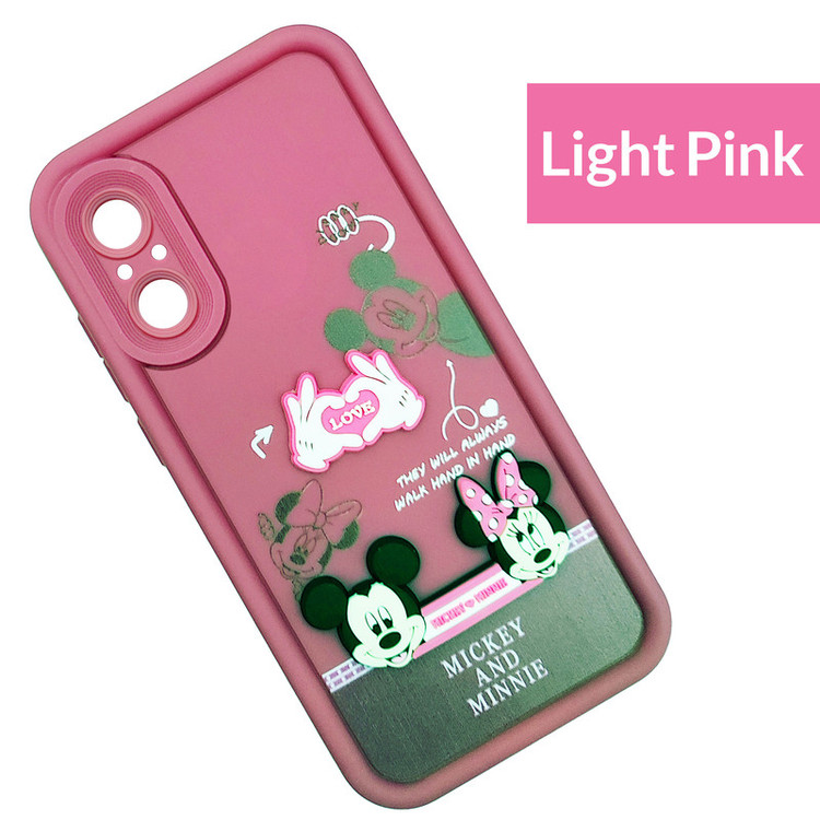 کاور موفی مدل Silicone Puffer Minni Mouse Strap مناسب برای گوشی موبایل ریلمی Realme C67 به همراه بند