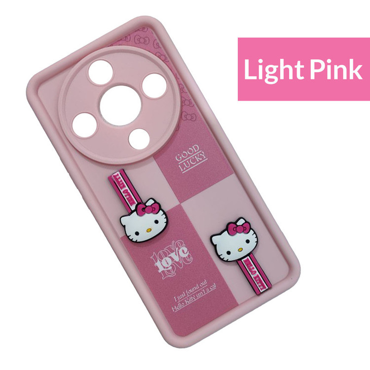 کاور موفی مدل Silicone Puffer Hello Kitty Strap مناسب برای گوشی موبایل آنر Honor X9B به همراه بند