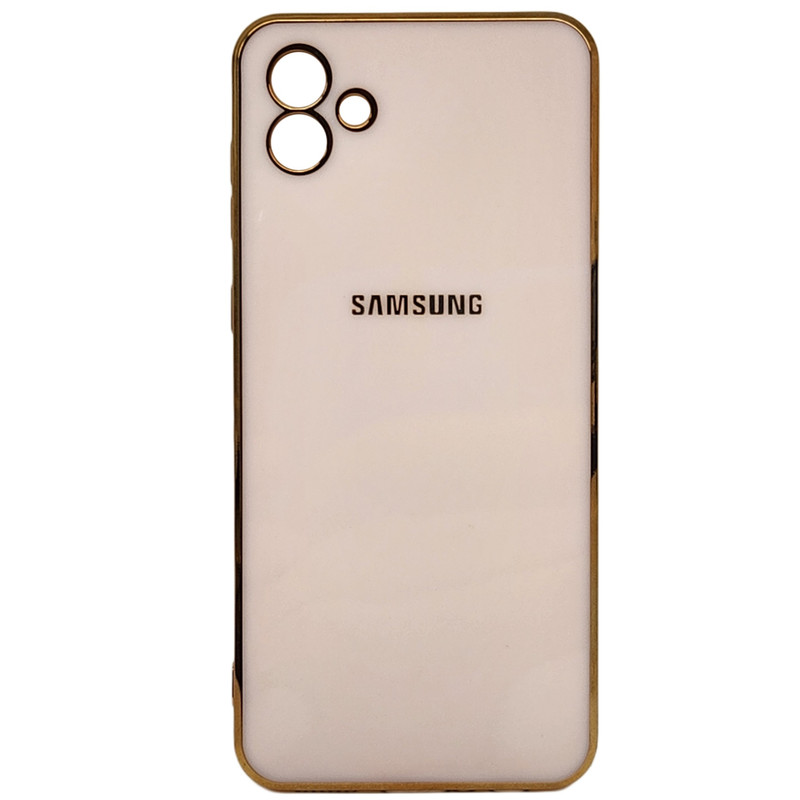 کاور طرح دور طلایی مناسب برای گوشی موبایل سامسونگ Galaxy A04/A04e