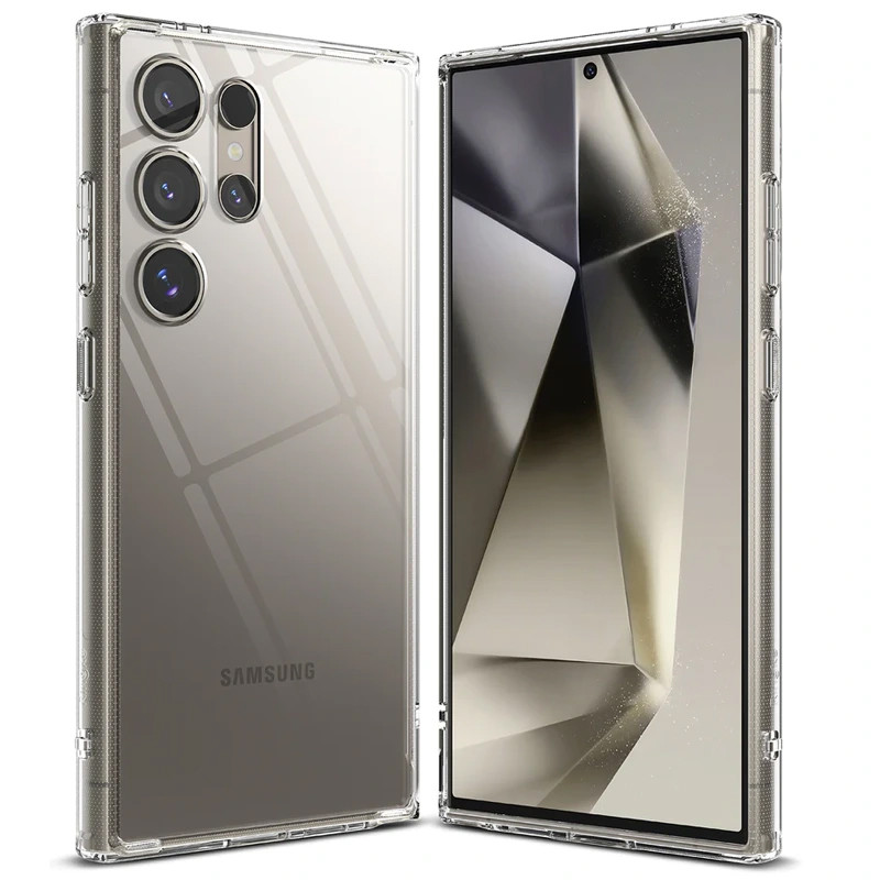 کاور مدل pc کد clear مناسب برای گوشی موبایل سامسونگ Galaxy S24 Ultra