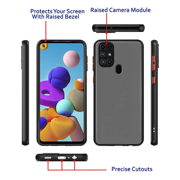 کاور گاردتک مدل MBC مناسب برای گوشی موبایل سامسونگ Galaxy A21s به همراه بند