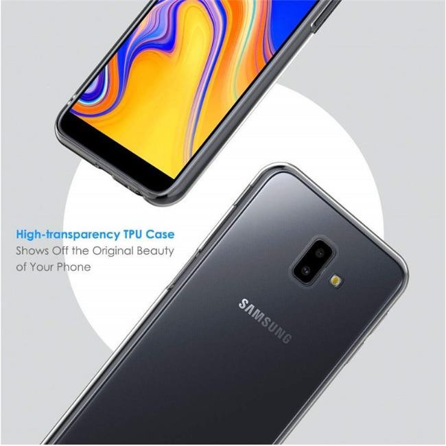 کاور مدل ژله ای شفاف مناسب برای گوشی موبایل سامسونگ galaxy J6 PLUS / j6plus