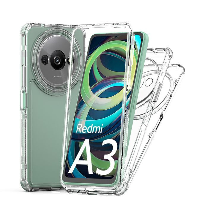 کاور اسپارتان مدل Airbag Space Strap مناسب برای گوشی موبایل شیائومی Redmi A3 به همراه آویز