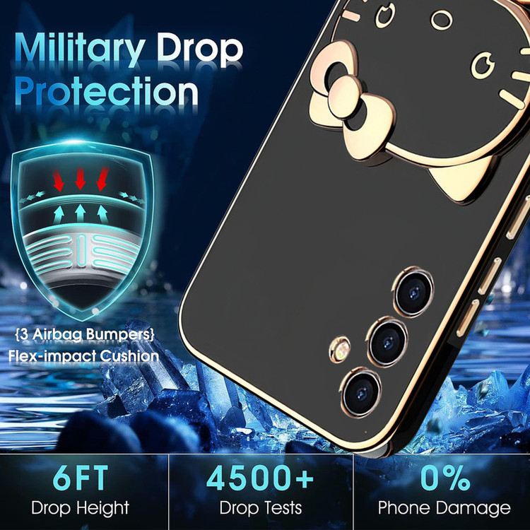 کاور گاردتک آساک مدل Kitty Strap مناسب برای گوشی موبایل سامسونگ Galaxy M55/ C55 به همراه بندآویز