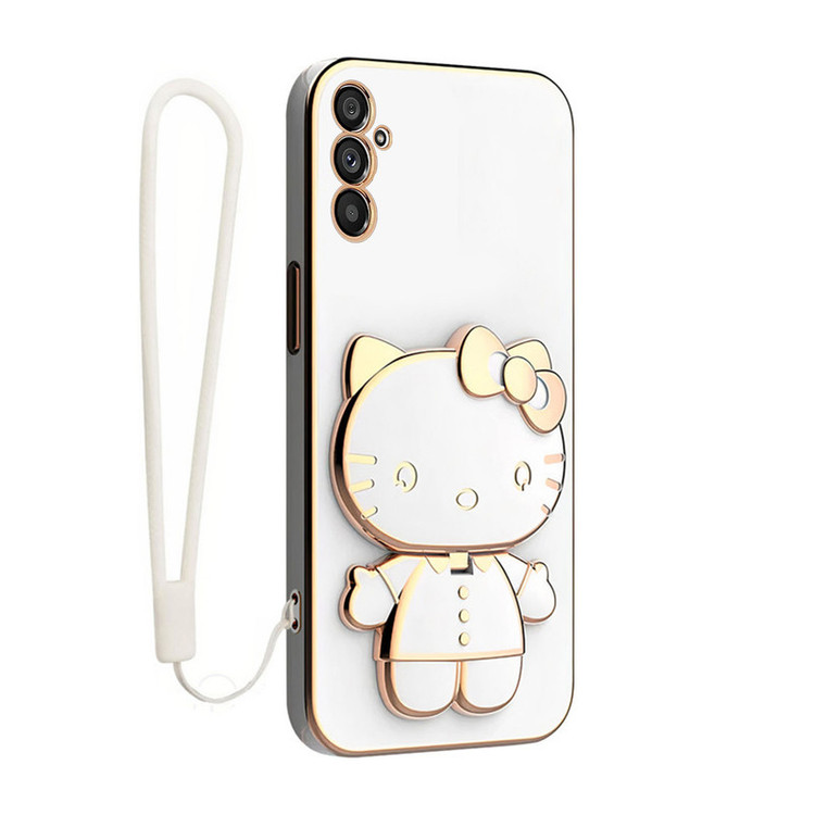 کاور گاردتک آساک مدل Kitty Strap مناسب برای گوشی موبایل سامسونگ Galaxy M55/ C55 به همراه بندآویز