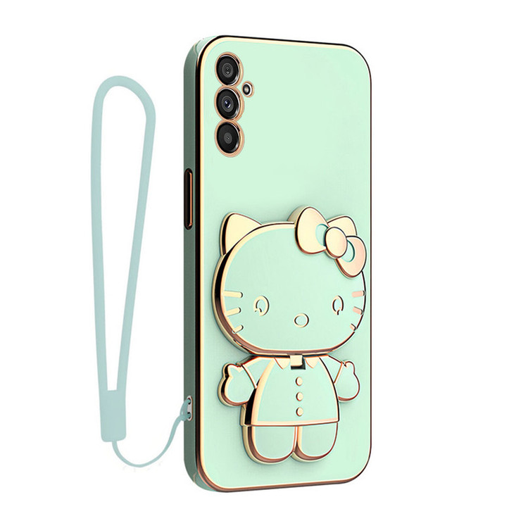 کاور گاردتک آساک مدل Kitty Strap مناسب برای گوشی موبایل سامسونگ Galaxy M55/ C55 به همراه بندآویز