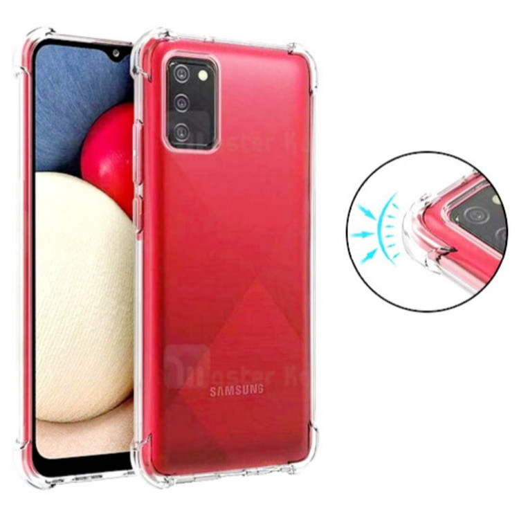 کاور مدل ژله ای کپسول دار مناسب برای گوشی موبایل سامسونگ Galaxy A02s M02s