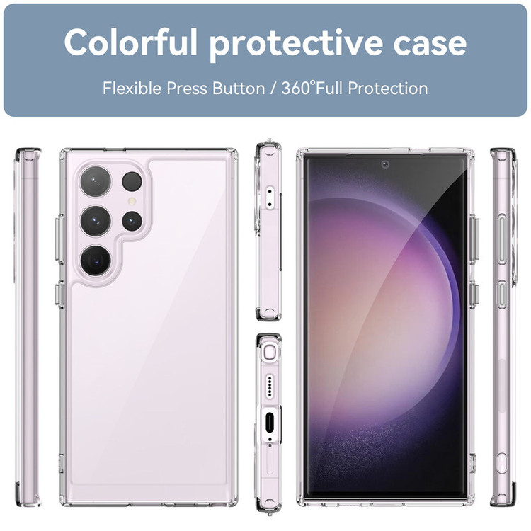 کاور اسپارتان مدل Airbag Space Strap مناسب برای گوشی موبایل سامسونگ Galaxy S22 Ultra به همراه بند آویز