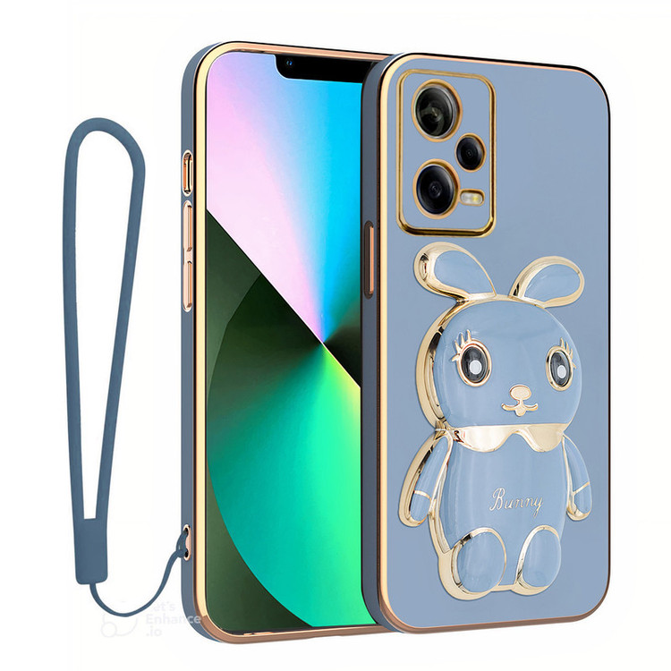 کاور اسپارتان مدل Bunny Strap مناسب برای گوشی موبایل شیائومی Poco X5 Pro به همراه بند