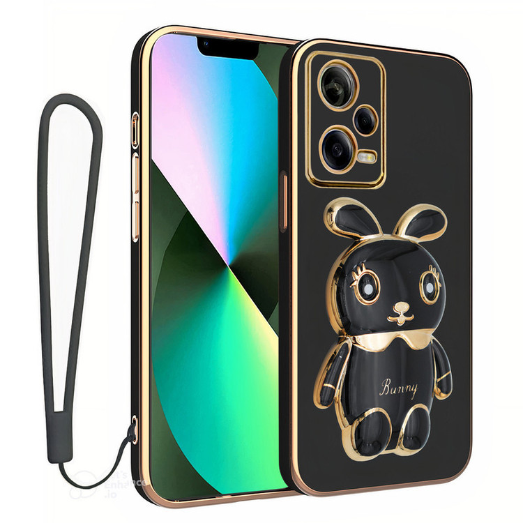 کاور اسپارتان مدل Bunny Strap مناسب برای گوشی موبایل شیائومی Poco X5 Pro به همراه بند