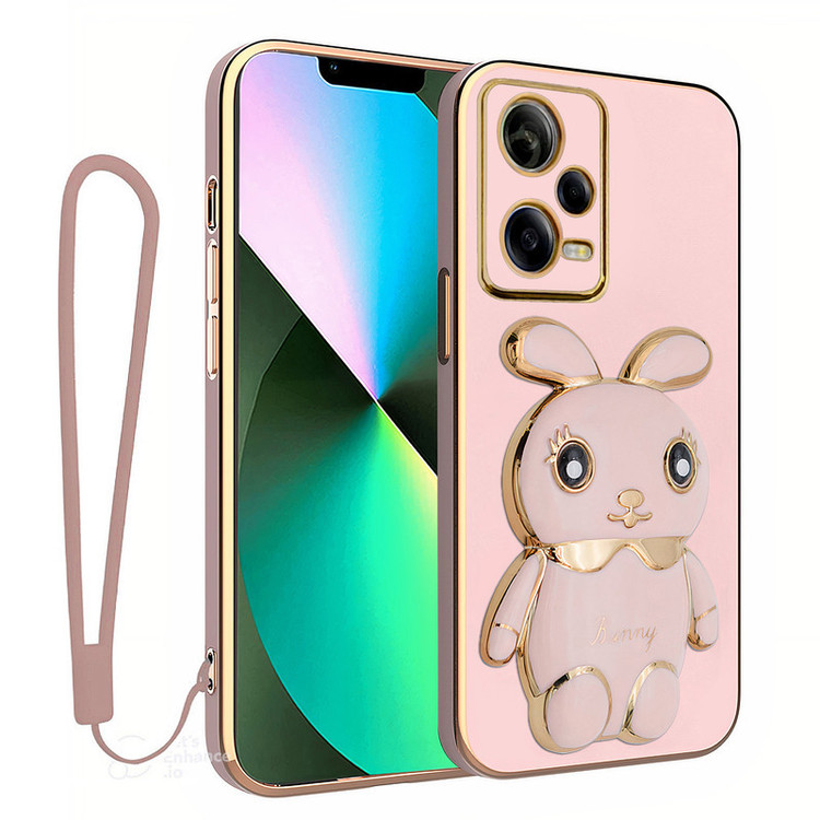 کاور اسپارتان مدل Bunny Strap مناسب برای گوشی موبایل شیائومی Poco X5 Pro به همراه بند