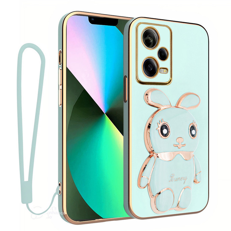 کاور اسپارتان مدل Bunny Strap مناسب برای گوشی موبایل شیائومی Poco X5 Pro به همراه بند