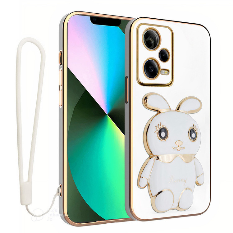 کاور اسپارتان مدل Bunny Strap مناسب برای گوشی موبایل شیائومی Poco X5 Pro به همراه بند