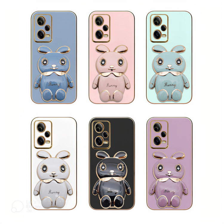 کاور اسپارتان مدل Bunny Strap مناسب برای گوشی موبایل شیائومی Poco X5 Pro به همراه بند