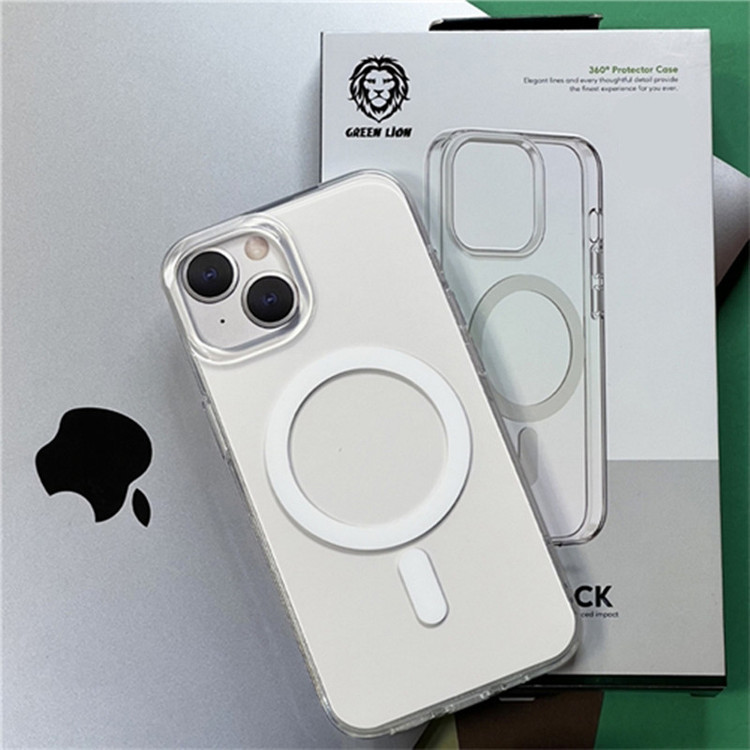 کاور گرین مدل Anti-Shock Magsafe مناسب برای گوشی موبایل اپل iPhone 14 Plus
